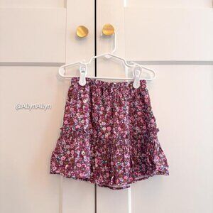 Zara Floral Skirt 3-4T